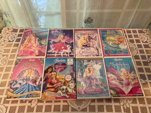 Barbie Lot of 8 - DVD Movies Collection Different Titles Great Mint Condition