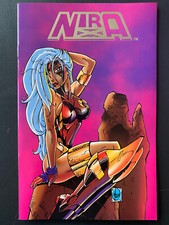 NIRA X & SNOWMAN 1996 MATT MARTIN,ENTITY #1/2, SIGNED, COMICS CAVALCADE LTD ED.