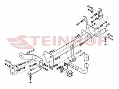 Gancio di traino Steinhof Opel Antara 2006-2015+13pin uni