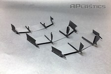 Rc Drift Car Body Shell Parts 110 Universal Diffuser Set 3 X New Aplastics