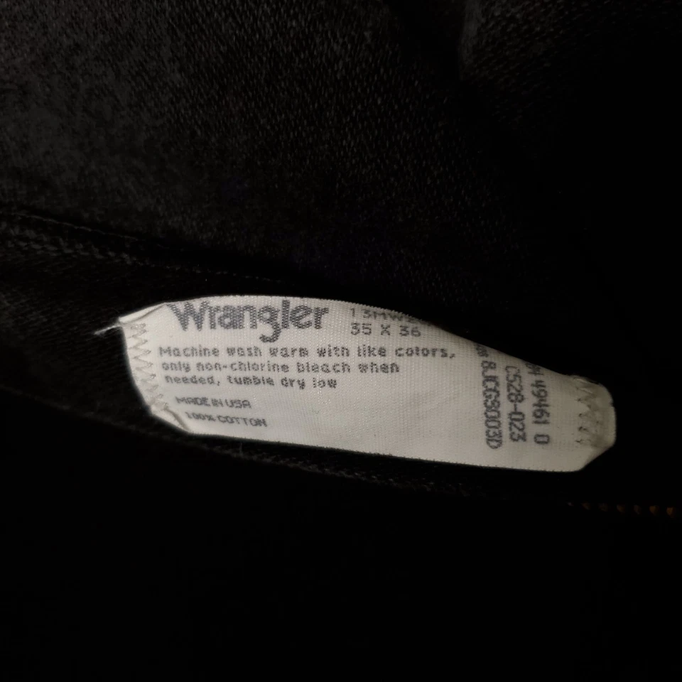 Vtg Lot of 4 Wrangler Cowboy Cut Original/Slim Bootcut Western Jeans 35x36 USA - Image 3 of 4