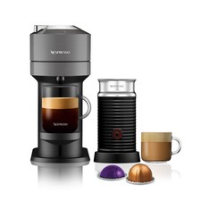 Nespresso Vertuo Next Dark Grey Coffee Machine & Aeroccino3 Milk Frother