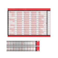 KAV (85 x 58)CM Full Year Wall Planner Calender 2024 Organize with Style in FSDU