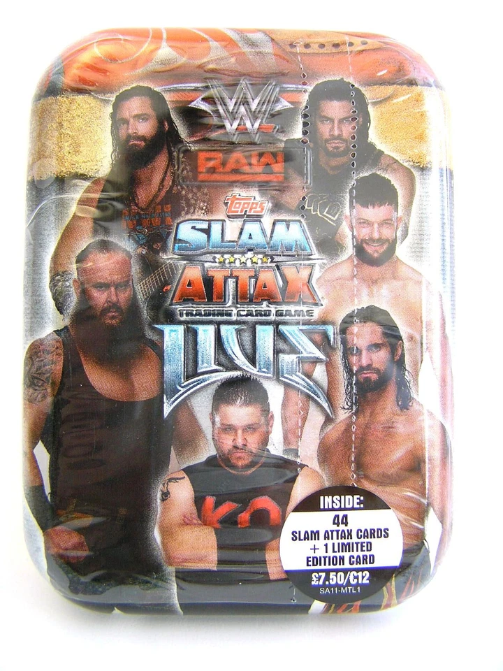 WWE Slam Attax Live 2018 Mini Tin - Image 2 of 3