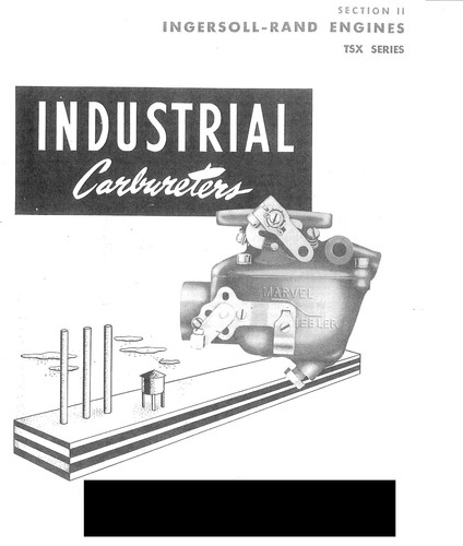 Identification Chart Marvel Schebler Industrial Carburetors Sec 2 Ingersoll Rand - Picture 7 of 8