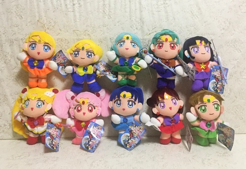 NEW Sailor Moon S Plush Toys 1995 Full Set of 10 Complete 19CM Official Japan
