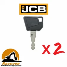 2pcs Fits JCB Bomag Excavator Wacker Neuson TEREX Hamm Vibromax 14607 Master key