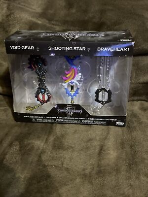 Funko Kingdom Hearts Void Gear Shooting Star Braveheart Keyblade 3 pk GameStop