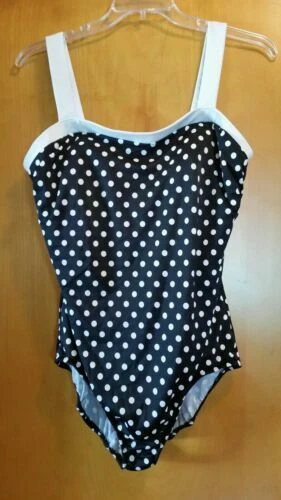 INC International Concepts 女式圆点白色女式泳装