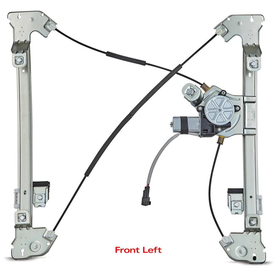 Regulador de ventana delantero izquierdo derecho para Ford F150 2004-2008 cabina extendida con motor Foto 2 de 4