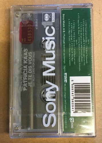 PATRICIA KAAS - JE TE DIS VOUS (1994) SEALED CASSETTE MADE IN TURKEY - Picture 2 of 2