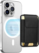 MagSafe Magnetic Card Wallet Holder for iPhone 15/14/13/12 Safe RFID Blocking