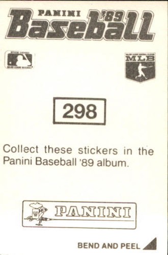 Tarjeta de álbum de pegatinas de béisbol Panini 1989 1-304 - Imagen 491 de 501