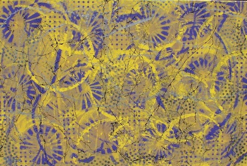 Modernist LARGE ABSTRACT PAINTING Expressionist MODERN ART TRIPPIN FOLTZ $