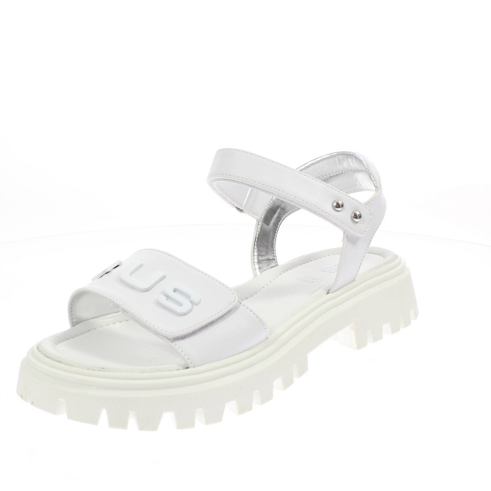 4us Сандали-Каррармато в Чинтурино-Бьянко - Талья , 36 Скарпе, Донна Сандали