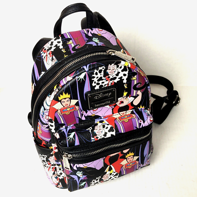 Loungefly Disney Villains Mini Backpack Purse | eBay