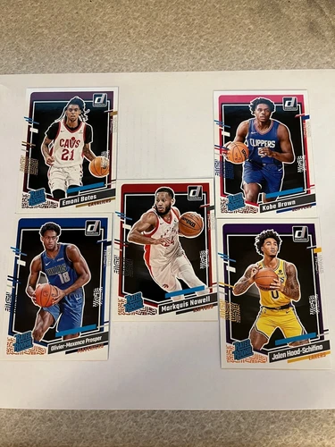 2023-24 Donruss Basketball Rated Rookie "5-card lot"