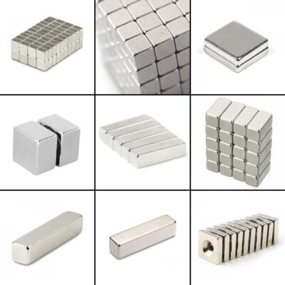  TheQ  Neodym Supermagnet Quadermagnete Quadratische Säule 3 mm - 100 mm