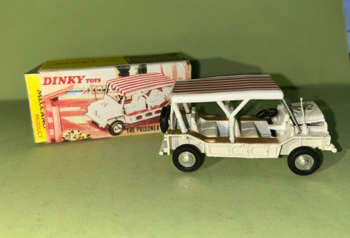 Dinky Toys 106 Prisoner Mini Moke Original Model Reproduction Box