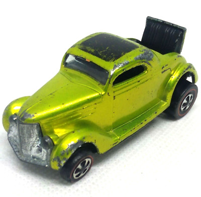 Hot Wheels Redline 36 Ford Coupe Car 1968 Antifreeze Made In United States