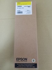 GENUINE Epson UltraChrome PRO Yellow Ink 700ml For P10000/20000 T8004
