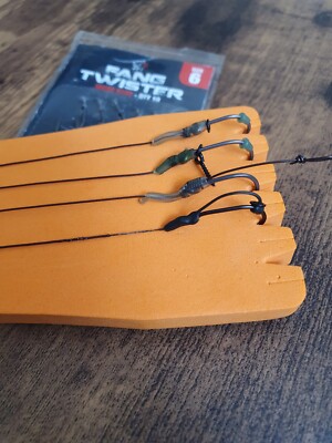 30 x Karpfenangeln Rigs Start Up Pack / Carp Rigs Session Pack Micro-Barbed Haken