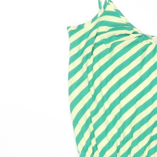 Ella Moss Womens Green Polyester Blend Tank Dress Size S V-Neck Gli - Picture 7 of 10