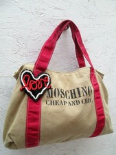 -MOSCHINO Cheap and Chic canvas vintage bag handbag