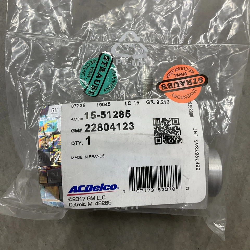 Válvula de expansión trasera 15-51285 AC Delco A/C para Chevy GMC Acadia Traverse Enclave Foto 2 de 2