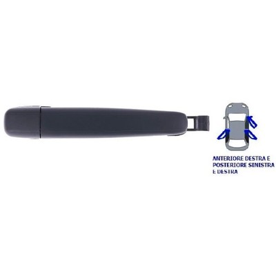 MANIGLIA ESTERNA ANT. E POST. CITROEN C2 2003 - C3OT 307 2001-2005 C  