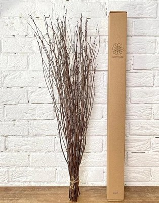 ECOVENIK 25 Psc Branches 73cm Natural Birch Twigs Pack Of 20-25 Stems