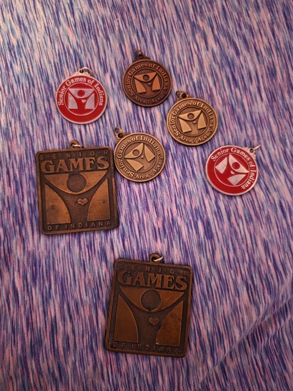Senior Games Of Indiana Medals Collection
