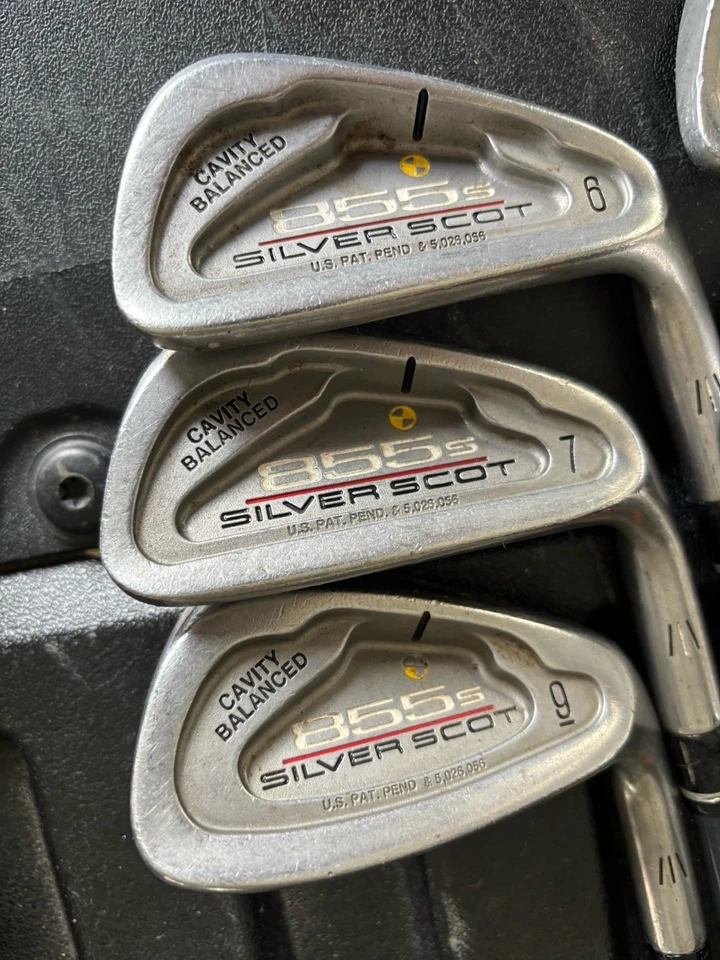 Juego de palos de golf Tommy Armour Silver Scot 855s hierro 3,4,6,7,9 grafito rígido diestro Foto 4 de 4