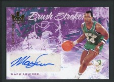 2021-22 MARK AGUIRRE 38/75 AUTO PANINI COURT KINGS BRUSH STROKES AUTOGRAPHS