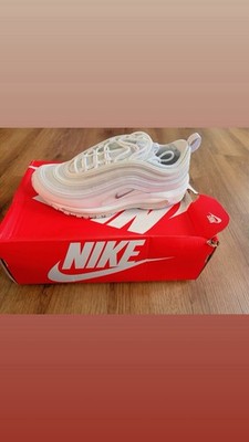Nike Air Max 97 White Mesh Men's Low Top Athletic Sneaker New with Box