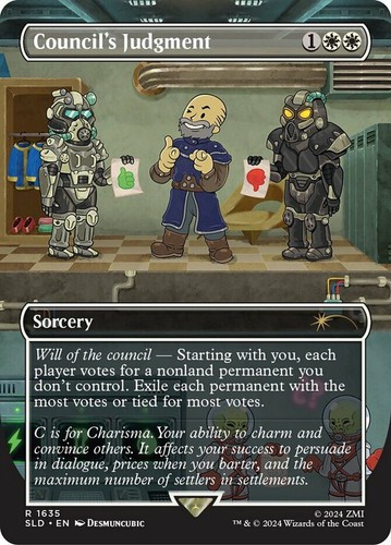 Council's Judgment #1635 Rainbow Foil - Secret Lair Drop: Fallout