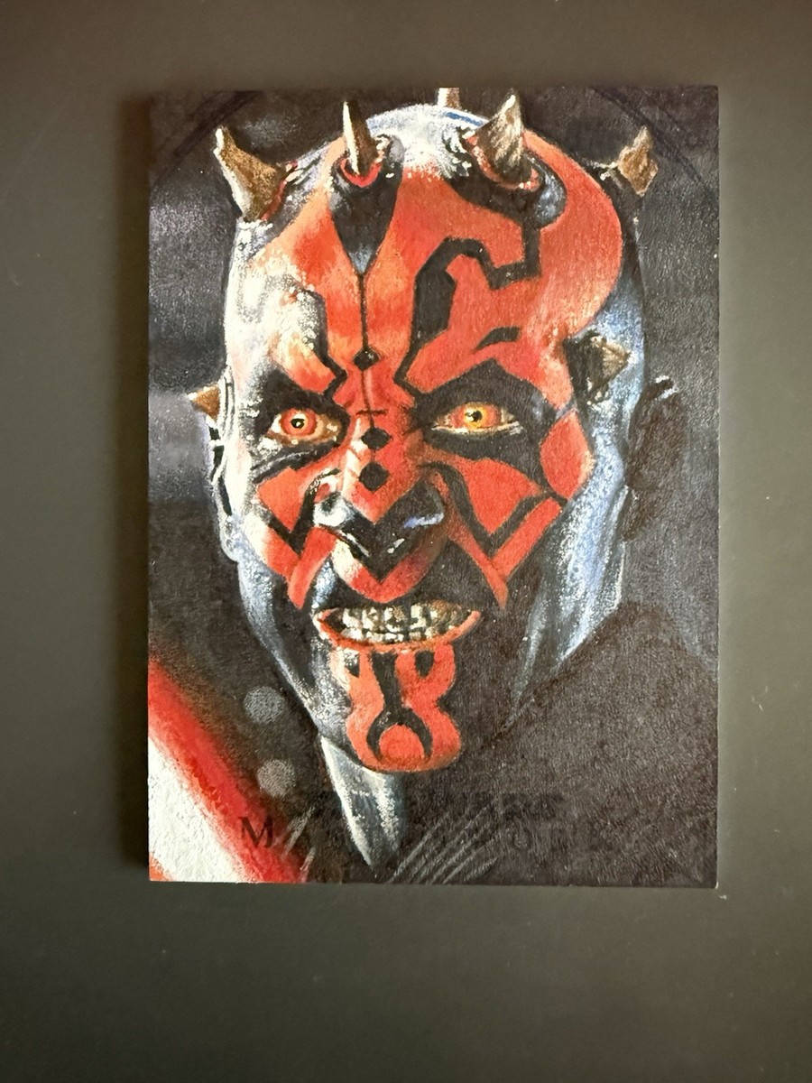 Star Wars Masterwork Gold AP Sketch Card Artist Gabe Farber
