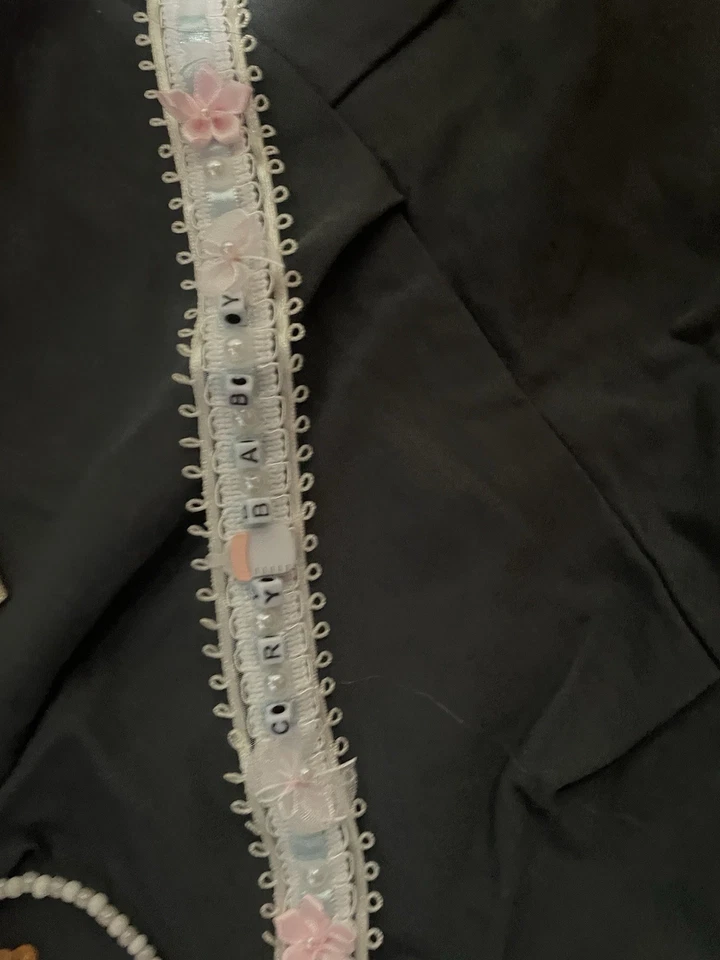 Gargantilla de encaje rosa bebé Melanie Martinez K-12 Hot Topic con gargantilla personalizada nueva Foto 4 de 4