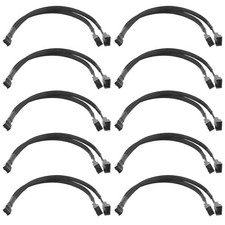 10 PCS 4 Pin PWM Fan Splitter Cable Y Connector 1 to 2 Power Extension for PC Ca