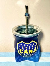 Mate cup yerba argentino - Boca juniors  + starw