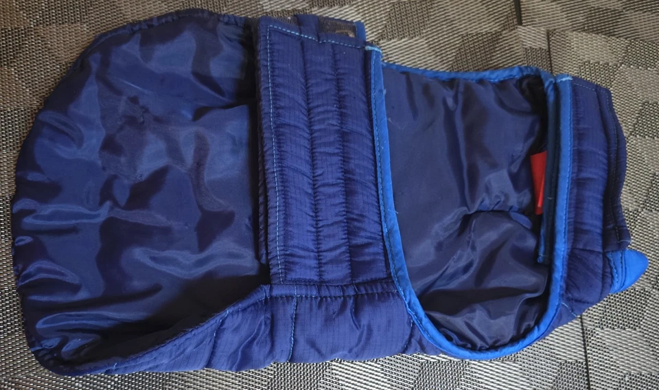 Boots & Barkley Dog Blue Puffer Coat; Size Medium - Image 2 of 4