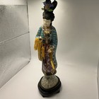 Fine Old Chinese Cloisonne Woman Figurine statue — photo 8