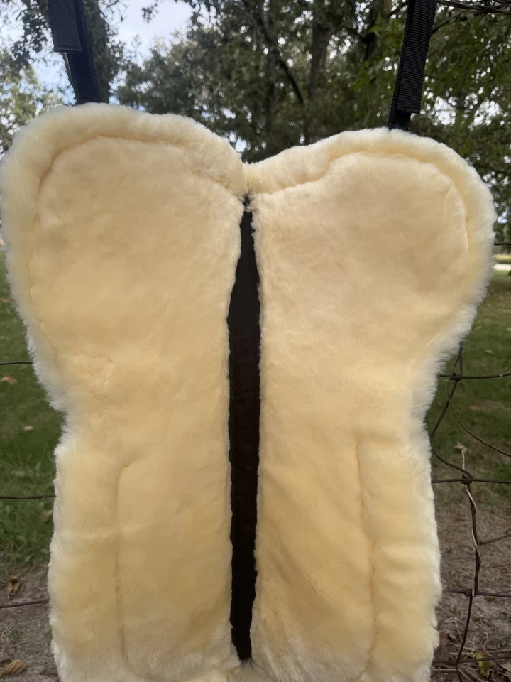  NEW Australian Sheepskin Correction Half Pad Rear Trim, Shims spine Free  - Image 3 of 4