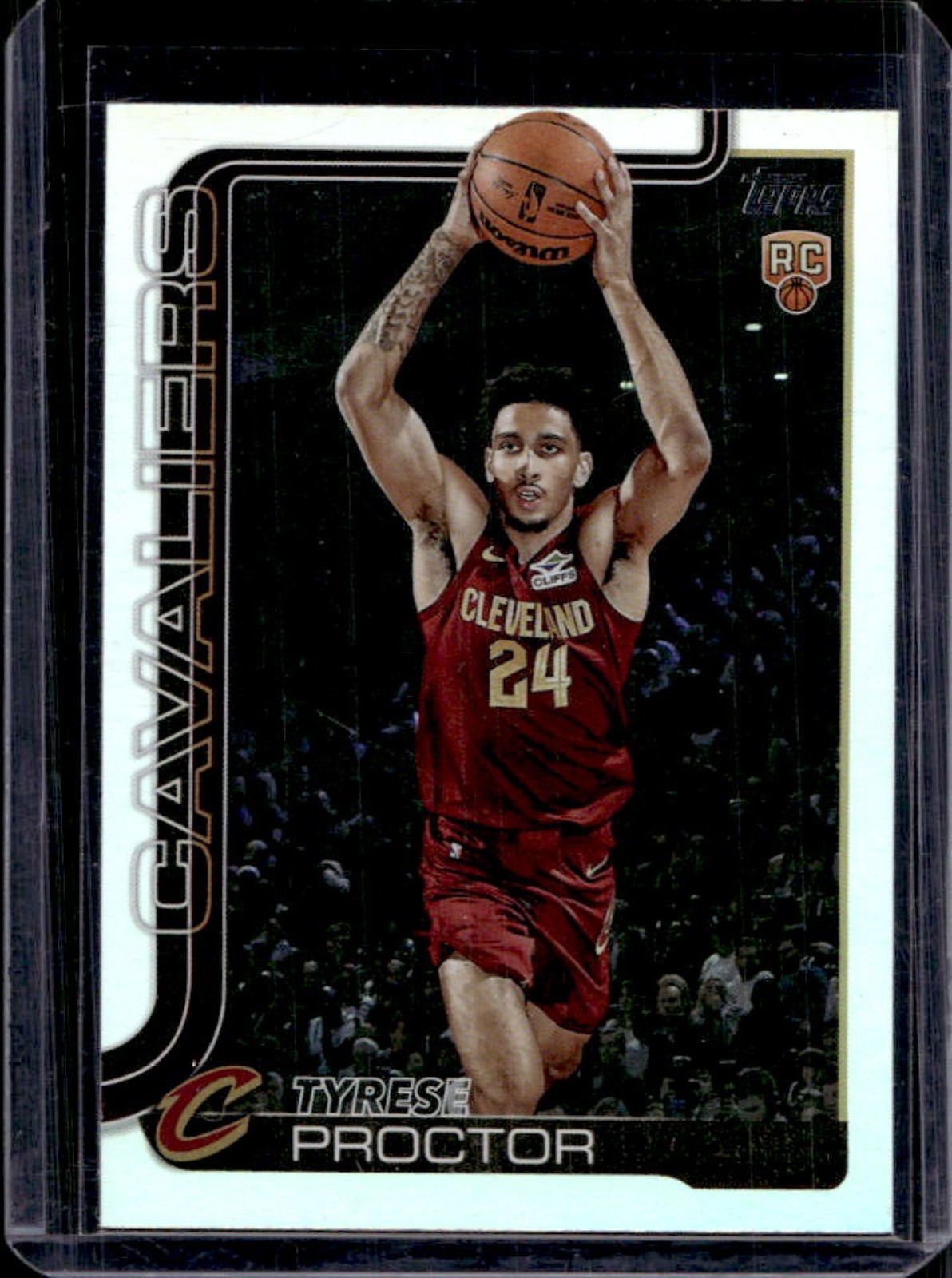 2025-26 Topps Tyrese Proctor RC Rainbow Foil Rookie #250 Cavaliers