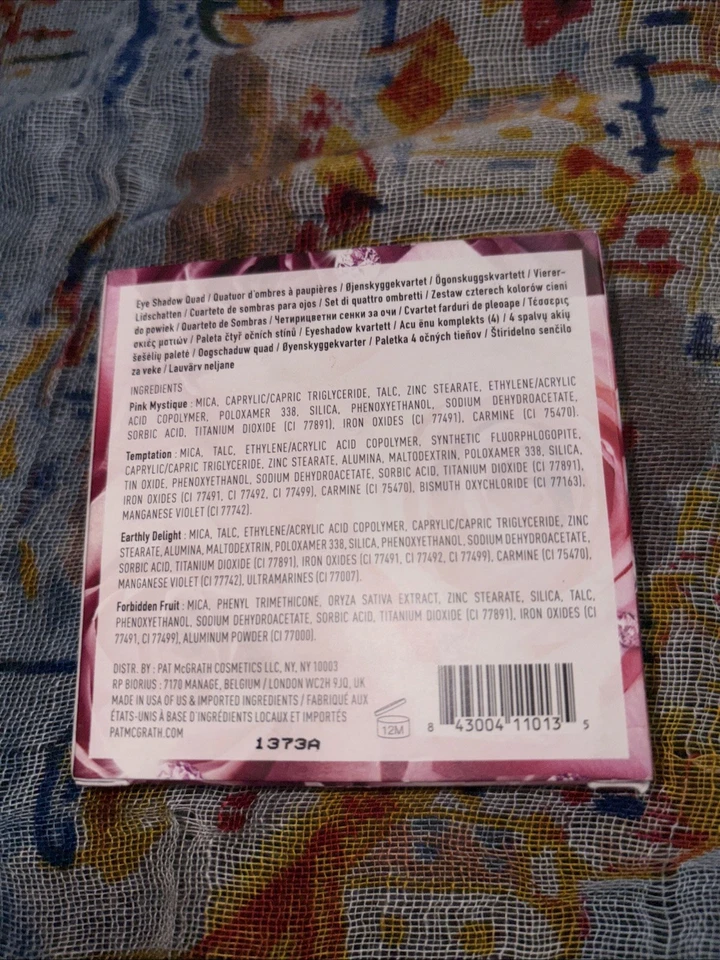 NIB Pat McGrath Labs DIVINE ROSE LUXE Eyeshadow Quad ETERNAL EDEN Highly Pigment - Image 2 of 4