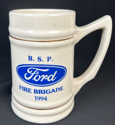 Vintage Ford Motor Company Buffalo NY Plant B. S. P. Fire Brigade Stein 1994 - Picture 10 of 10