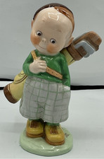 Shelley Mabel Lucie Attwell The Golfer LA8 Vintage Porcelain Figurine