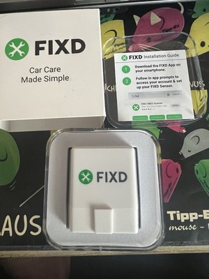 FIXD OBD2 Auto Diagnosescanner mit mobiler App zur Fahrzeugzustandsüberwachung