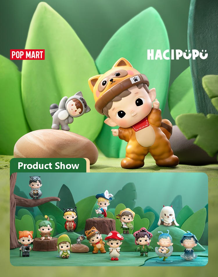 POP MART HACIPUPU フィギュア POP MART Hacipupu Adventures In The Woods Series Figure Confirmed