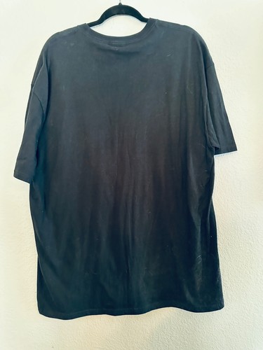 Quiksilver T-Shirt Herren X-Large Grafik Print Logo Schwarz Kurzarm Y2K - Bild 4 von 4